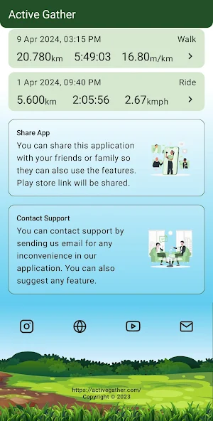 Active Gather App Screenshot 2